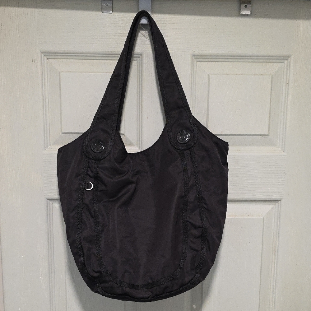 Rare Vintage Kipling Gorilla Girlz Black and Teal Tote Bag